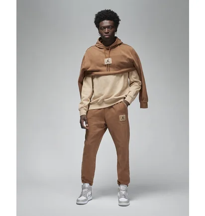 Худи мужское Air Jordan Essentials Statement Fleece Washed Pullover Hoodie Brown FB7290-281