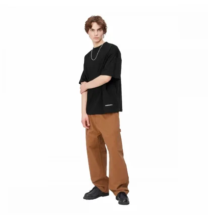Футболка мужская Carhartt Wip S/S Link Script T-Shirt Black I031373-0D2XX