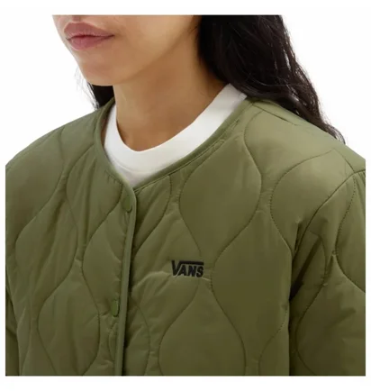 Куртка женская Vans Forces Os Short Rev Liner Jacket Green VN0A7RNGCDK