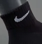 Шкарпетки унісекс Nike Lightweight Quarter (3 пари) Black SX4706-001