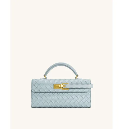 Сумка жіноча JW PEI Keyla Weave Texture Top Handle Bag Light Blue BB2025BG119211JWP