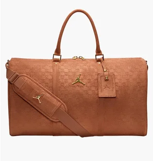 Сумка мужская Nike Suede Monogram Duffel Brown LM9205-X6X