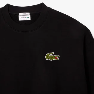 Світшот унісекс Lacoste Loose Fit Badge Black SH2741.031