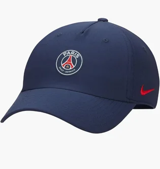 Кепка унисекс Nike Psg U Nk Df Club Cap Us Cb L Blue FN4886-410