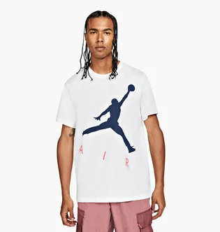 Футболка мужская Nike M J Jumpman Air Hbr Ss Crew White Cv3425-100