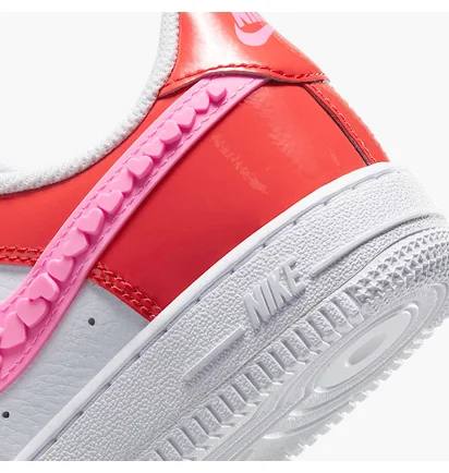 Кроссовки детские Nike Air Force 1 Lv8 1 (Ps) White/Red FD1032-600