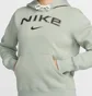 Худи женское Nike Nsw Phnx Flc Green HM9751-370