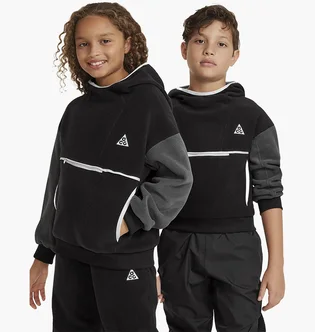 Худі дитяче Nike Acg Icon Fleece Polartec Wolf Tree Black DQ8730-010