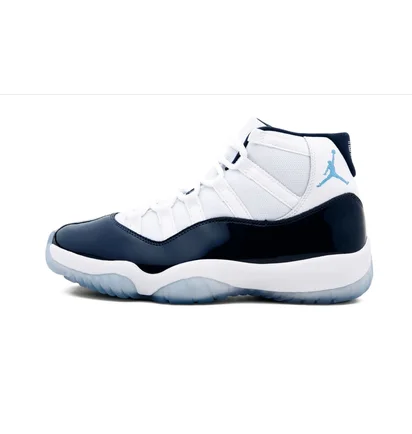 Кроссовки мужские Air Jordan 11 Retro White/Blue 378037-123
