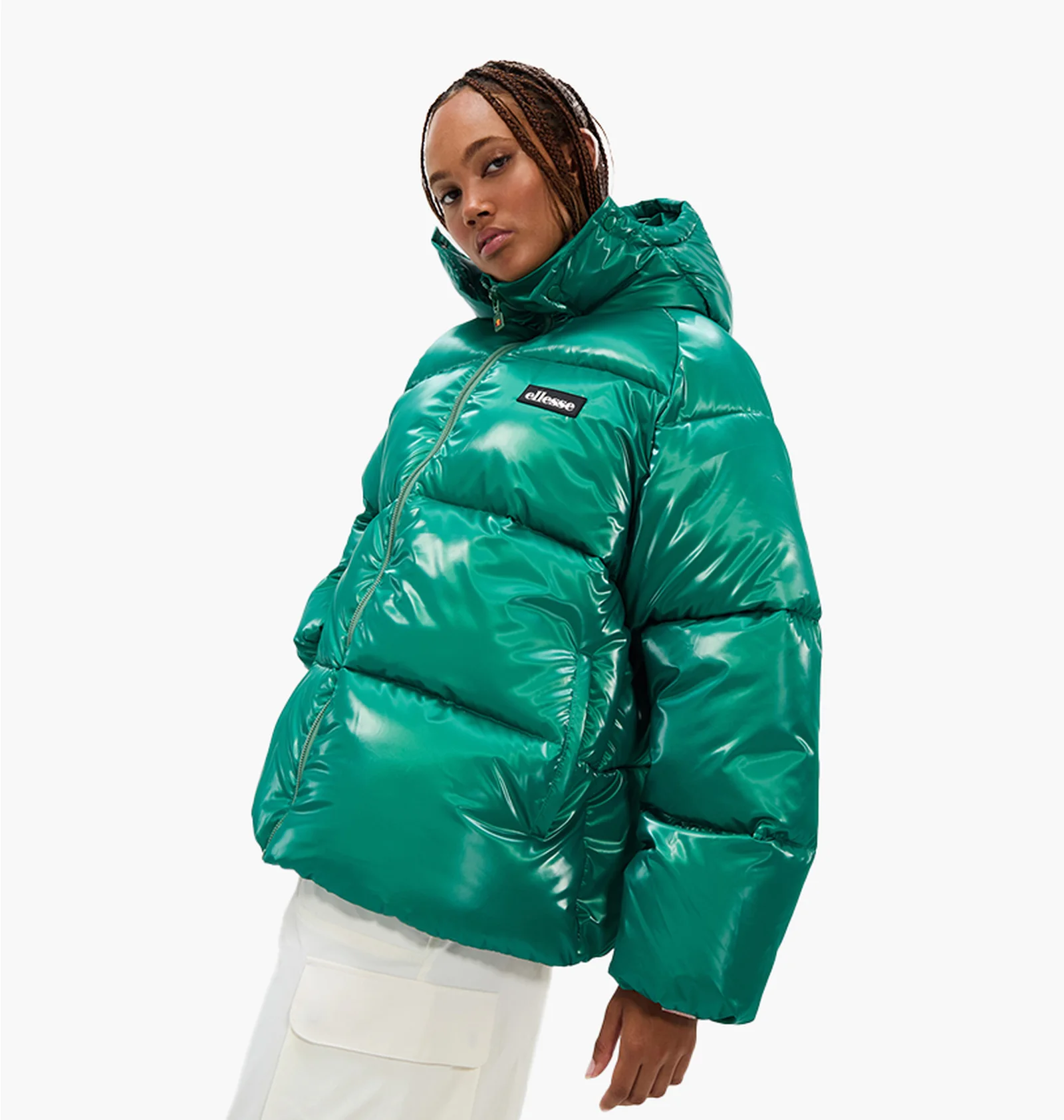 ellesseスキーウェア上下セット　ゴーグル＆グローブ付き ᐉ Куртка женская Ellesse Lenzer Green SGX20914-503 - купить в