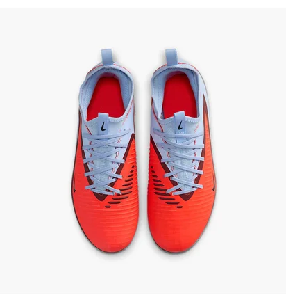 Бутсы детские Nike Phantom 6 Low Acad Fg/Mg Light Blue/Red HM9203-400