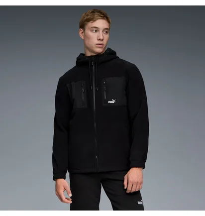 Толстовка мужская Puma Polar Fleece Black 943330-01