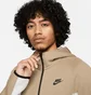 Толстовка чоловіча Nike Sportswear Tech Fleece Windrunner Full-Zip Hoodie Beige/White FB7921-121