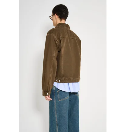 Куртка мужская Stussy Trucker Denim Jacket Brown 115781-1034