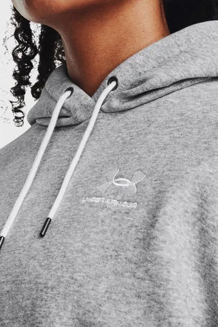 Худі жіноче Under Armour Essential Flc Os Grey 1379495-012