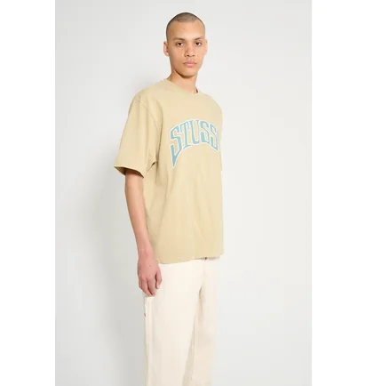 Футболка чоловіча stussy Arched Pig Beige 1905085-2727