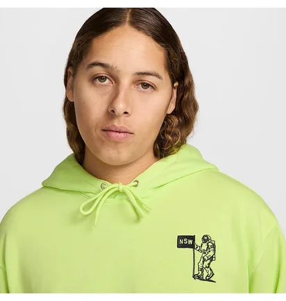Худі чоловіче Nike Club Ft Moon Gfx Green HQ8594-736
