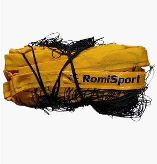 Сітка для волейболу RomiSport Volleyball Net (2.7Мм. Капрон, 8.5 М.) Black/Yellow SIA000026