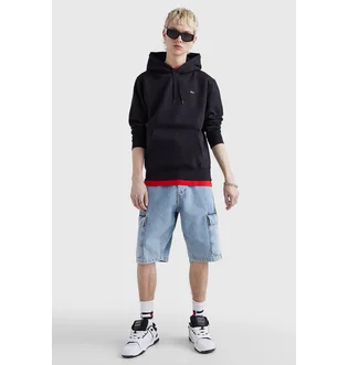 Худі чоловіче Tommy Jeans Tim Regular Fleece Hoodie Black DMODM09593