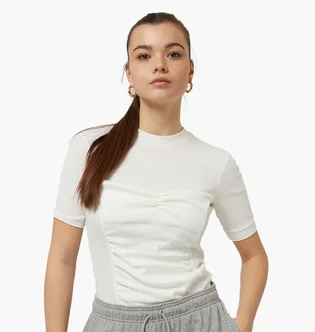 Футболка женская Nike Sportswear Twisted Short-Sleeve Top White DV8216-133