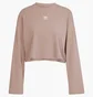 Лонгслив женский Adidas Essentials Wide Rib Beige JD5120