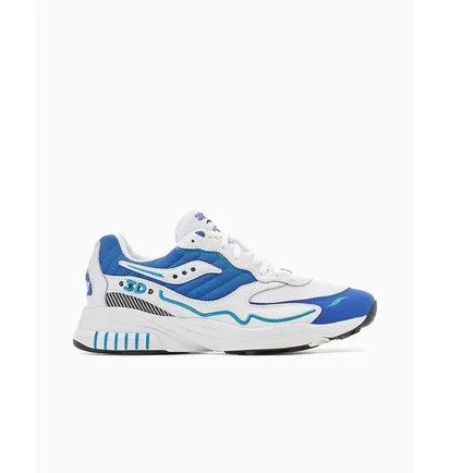 Кросівки унісекс Saucony 3D Grid Hurricane White/Black S70646-2