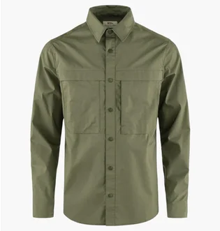 Рубашка мужская Fjallraven Abisko Trail Olive 12600194.620