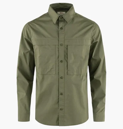 Рубашка мужская Fjallraven Abisko Trail Olive 12600194.620