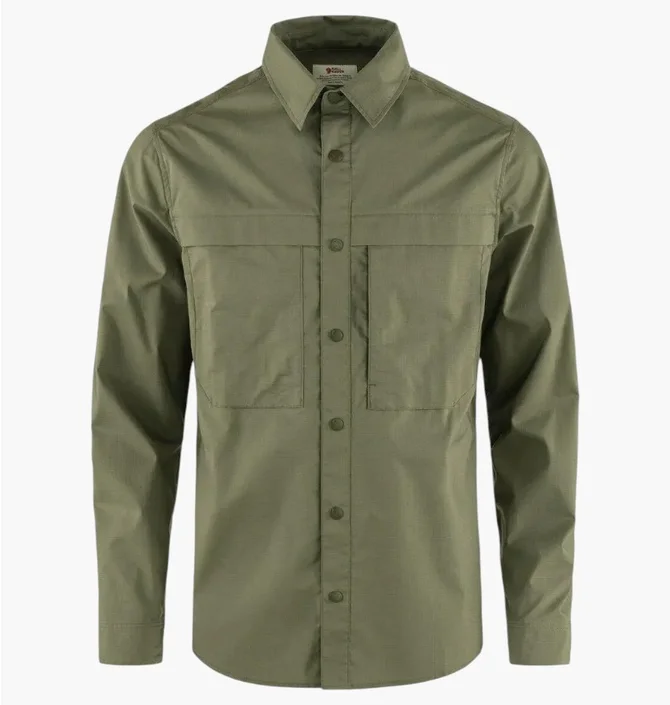 Рубашка мужская Fjallraven Abisko Trail Olive 12600194.620