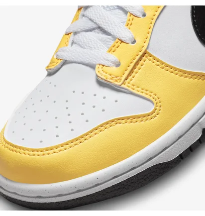 Кроссовки детские Nike Dunk Low Next Nature Gs Citron Pulse Yellow/White FN3807-800