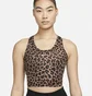 Топ женский Nike Dri-Fit One Slim Fit Printed Tank Brown DM7379-256