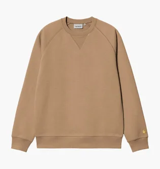 Свитшот мужской Carhartt WIP Chase Sweat Beige I033660.2N1XX