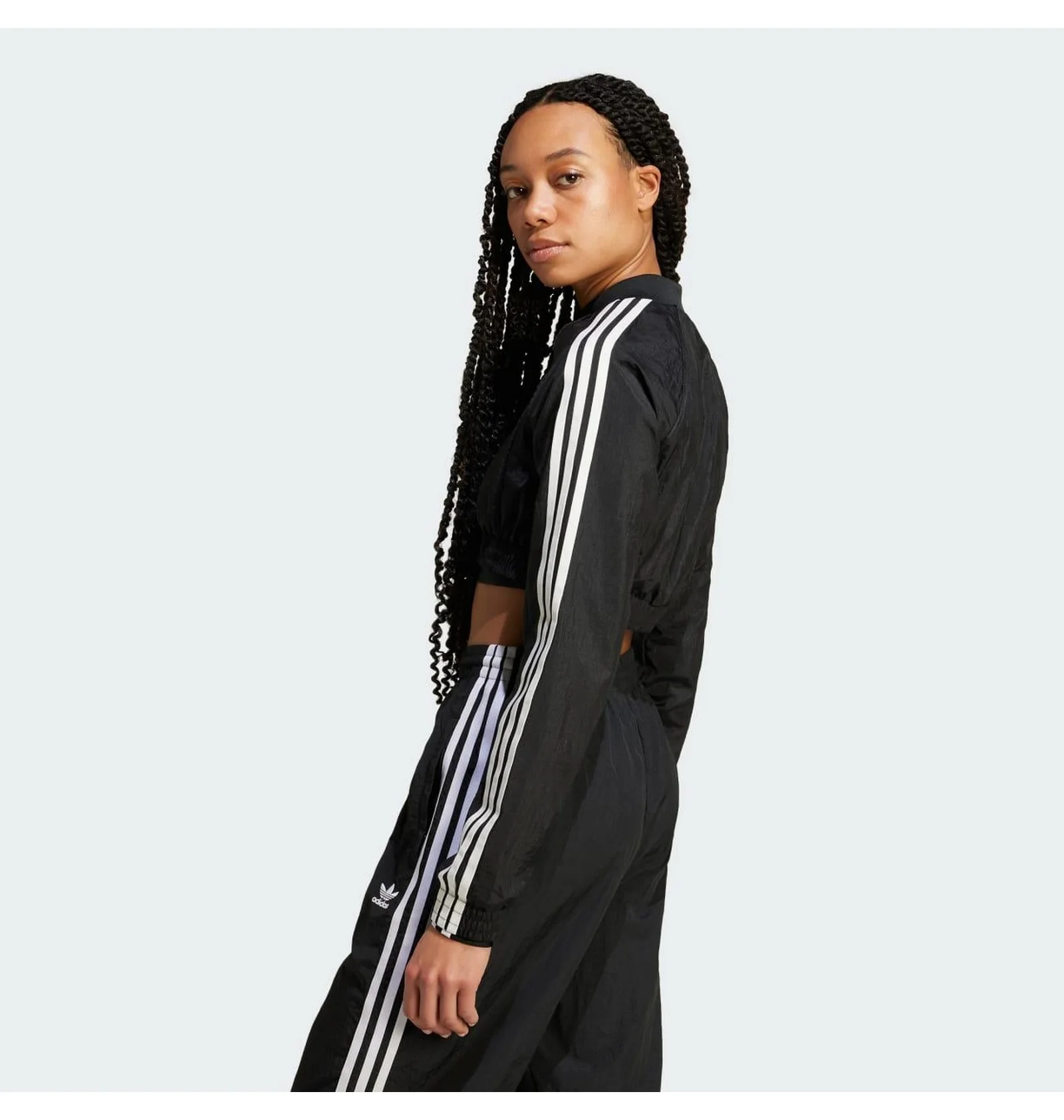 ᐉ Олимпийка женская Adidas Originals Slim Crop Black IW5484