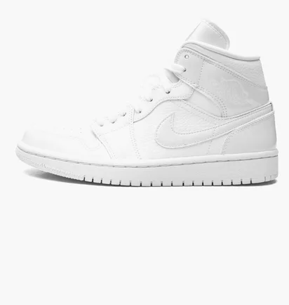 Кроссовки женские Air Jordan Wmns 1 Mid White BQ6472-100