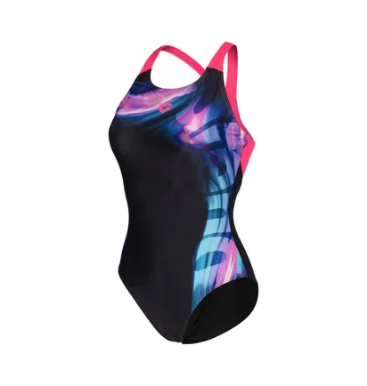 Купальник женский Arena Dreamhline Swimsuit V Back Blue 008328-500