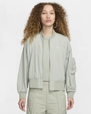 Олімпійка жіноча Nike Sportswear Essential Oversized Bomber Jacket Olive FN2839-370