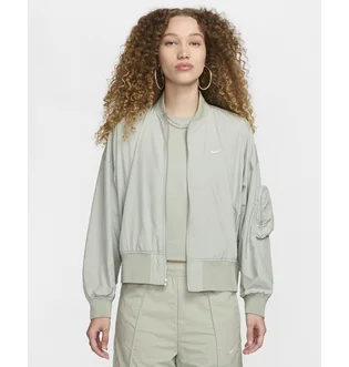 Олимпийка женская Nike Sportswear Essential Oversized Bomber Jacket Olive FN2839-370