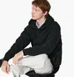 Худи унисекс Uniqlo Sweat Pullover Hoodie Black 444967-09