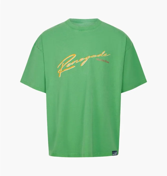 Футболка женская Martine Rose Logo Print Green 212758UTS000001-MR055