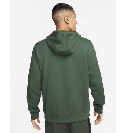Худи мужское Nike Club Fleece MenS French Terry Color-Blocked Hoodie Green FB7415-323