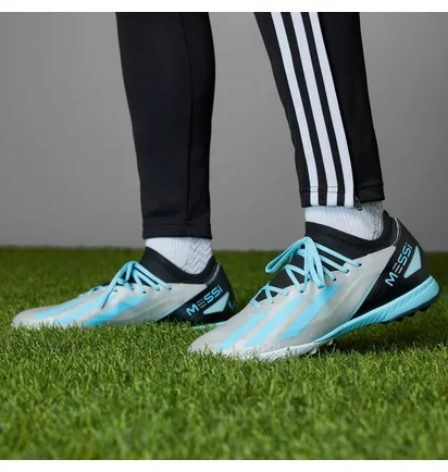 Сороконіжки унісекс Adidas X Crazyfast Messi.3 Turf Shoes Metallic IE4074