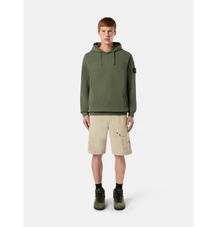 Худі чоловіче Stone Island Logo Patch Drawstring Olive 811560820-V0059