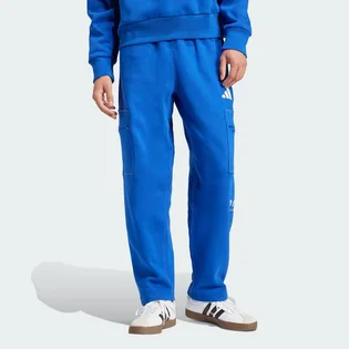 Штаны мужские Adidas All Szn Fleece Graphic Loose Sportswear Blue JJ3663