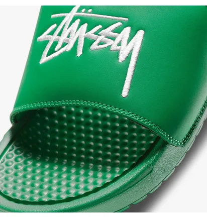 Тапочки мужские Nike Slide Stussy Green Dc5239-300