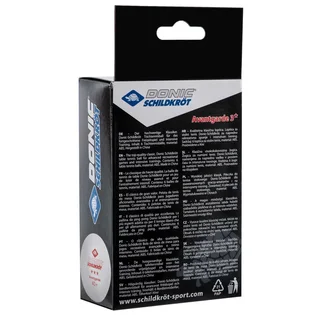 Мяч для настольного тенниса Donic Exclusive (Advantgarde) 3* 40+ 6Шт White 608530