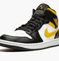 Кроссовки мужские Air Jordan 1 Mid Black/White 554724-177