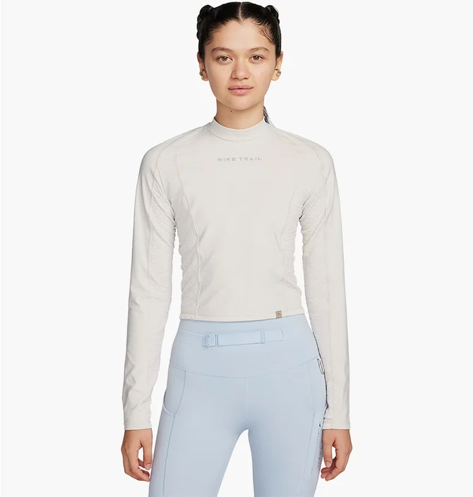 Лонгслів жіночий Nike Dri-Fit Trail Beige FN4706-104