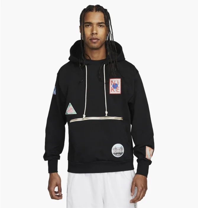 Худи мужское Nike Dri-Fit Basketball Premium Black Dh7469-010