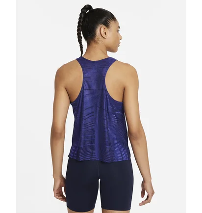 Майка женская Nike W Np Cln Tank Net Blue Da0528-013