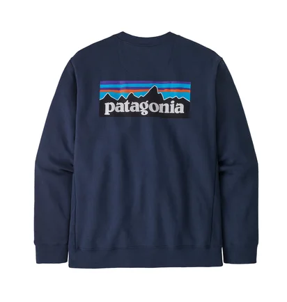 Свитшот мужской Patagonia P-6 Logo Uprisal Crew Sweatshirt New Blue NENA39657